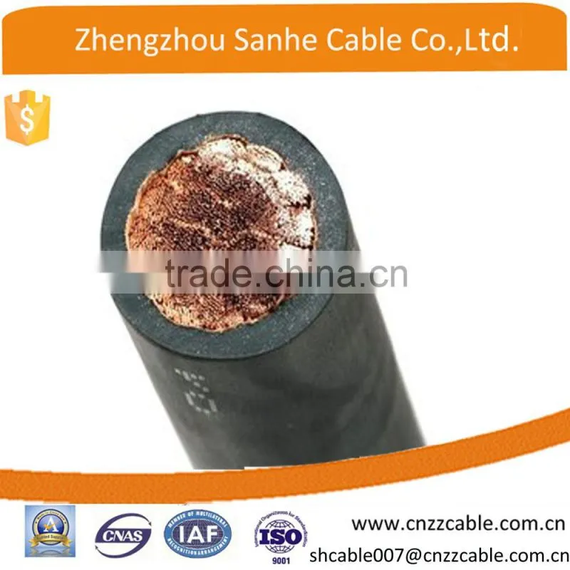 3*6+4mm2 flexible Copper conductor rubber/PVC insulated rubber power cable
