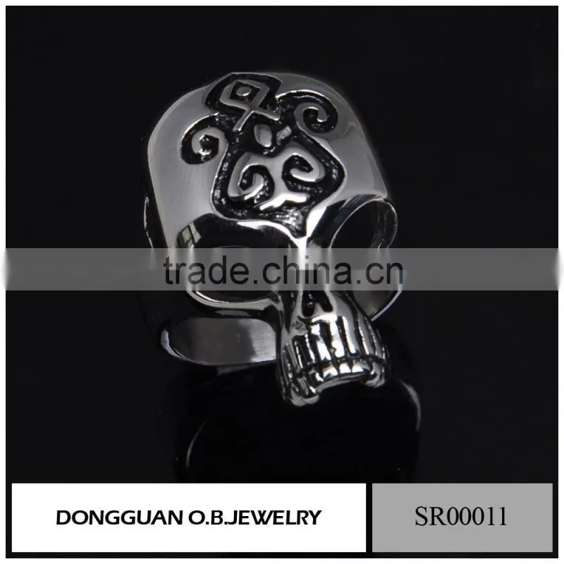 Skull Silver Ring For Men,Skull Ring Silver Jewelry Gothic,Silver Skull Titanium Ring