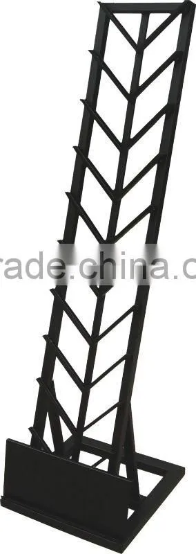 Metal ajustable display stand/rack foy tiles for showroom HSX-126
