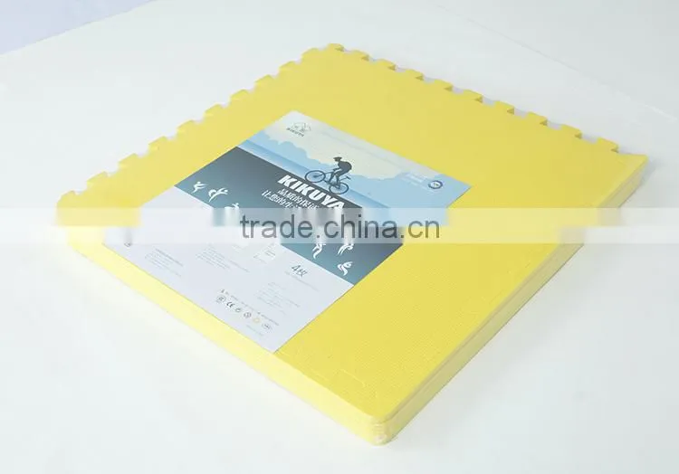 EVA laminated interlock flooring tiles