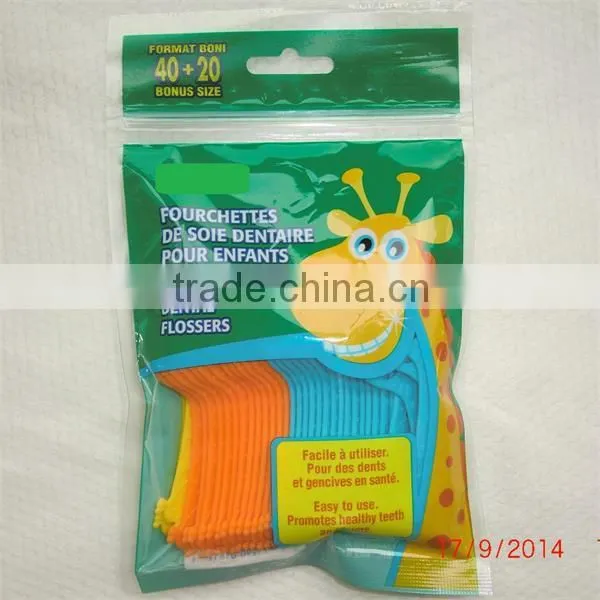 high quality dental floss toothpicks, disposable, but can be reusable over 10day, China supplier