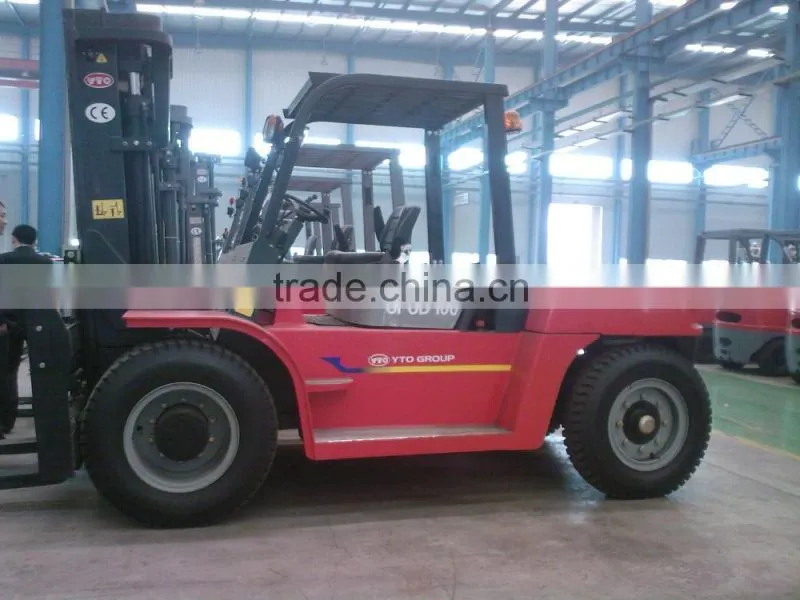 YTO Forklift CPCD100 10t Forklift For sale