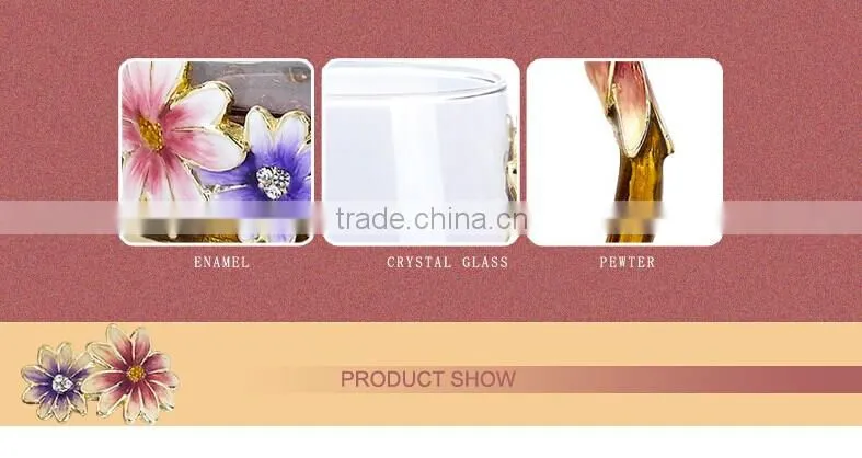 RORO 2014 New Design March in Paris daisy craft gift water mug