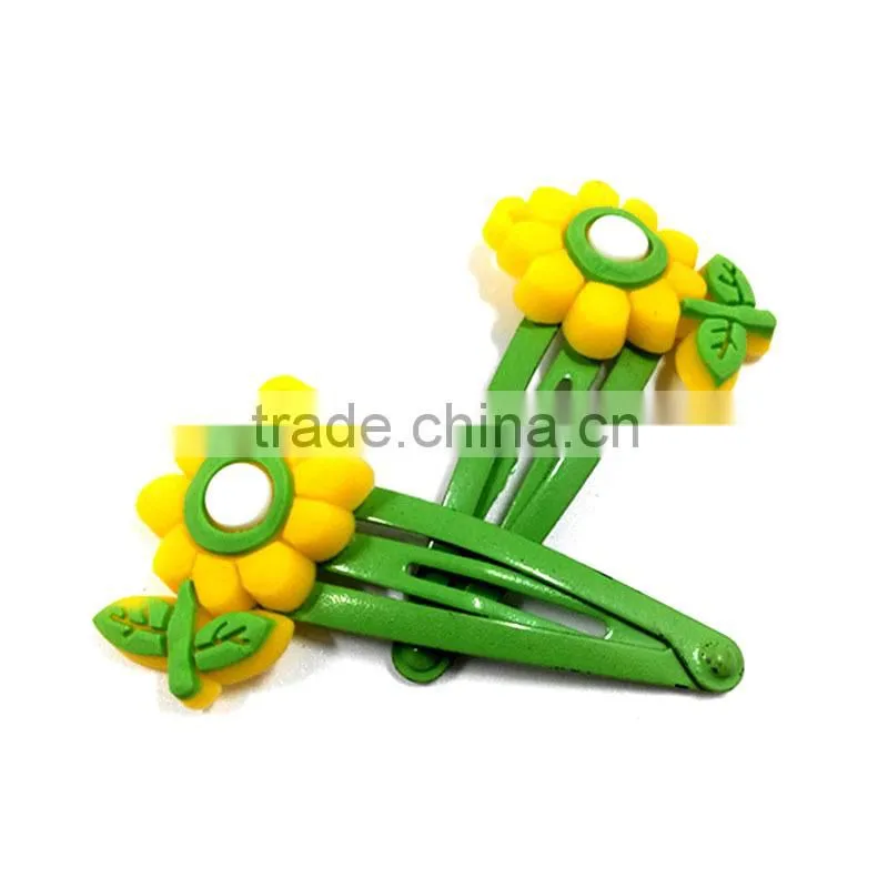 Ice cream shape custom logo plain hair clips