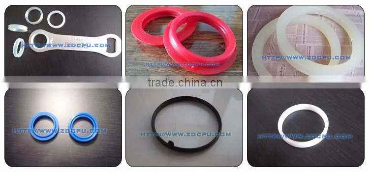 Customized self lubricant plastic ring seal