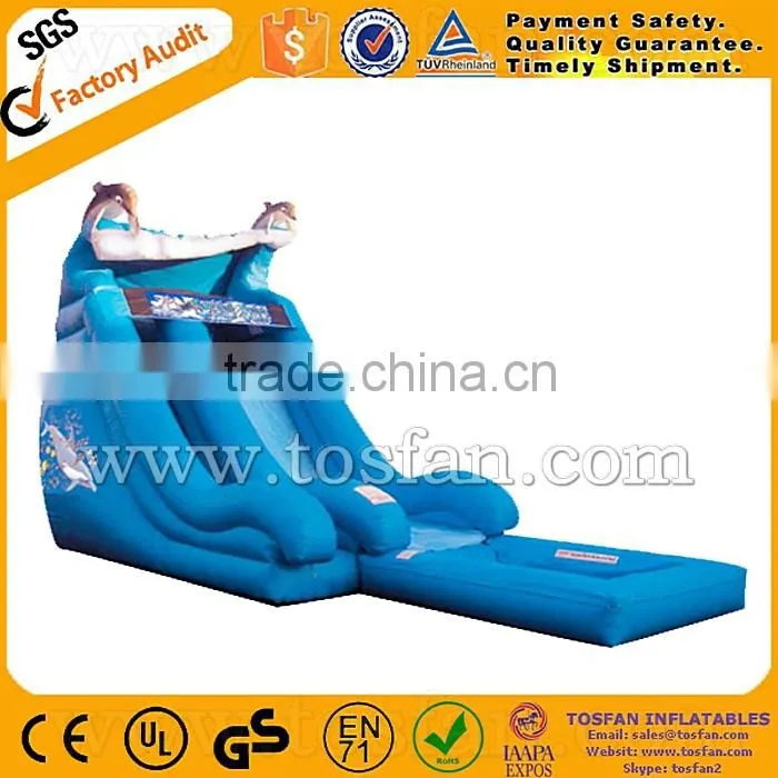 inflatable dophin water slide giant inflatable water slide A4075