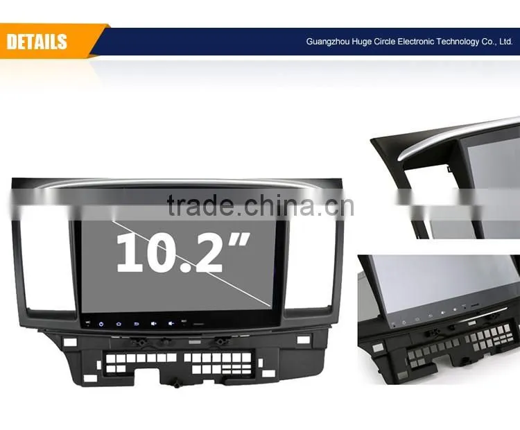 10.2 Inch High quality double din USB Port car gps dvd player for Toyota corolla 2014