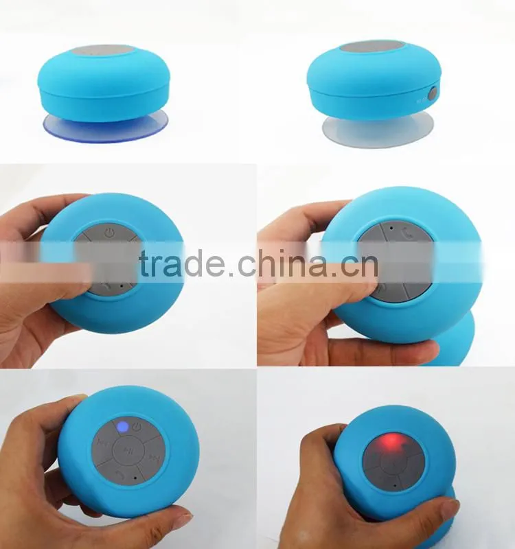 2016 Portable bluetooth speaker waterproof with led light,Handheld wireless for mobile phone