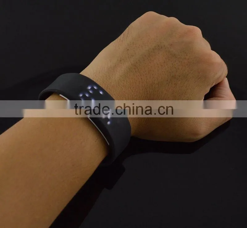 Slims Bracelet Watch Pedometer, Sleep Monitoring,Temperature Monitoring,Time Display , Digital Time Display,Lada Motion Sensor