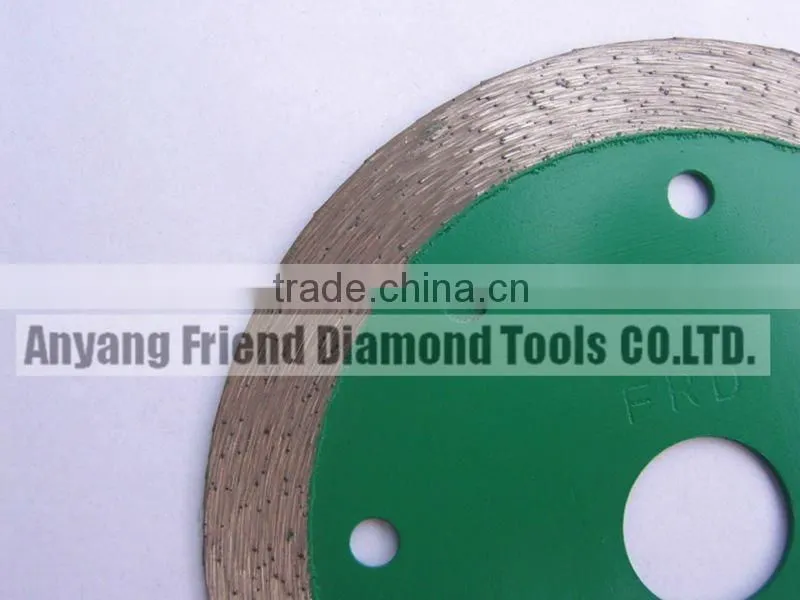 Continuous rim diamond saw blade for cutting marble,granite,concrete