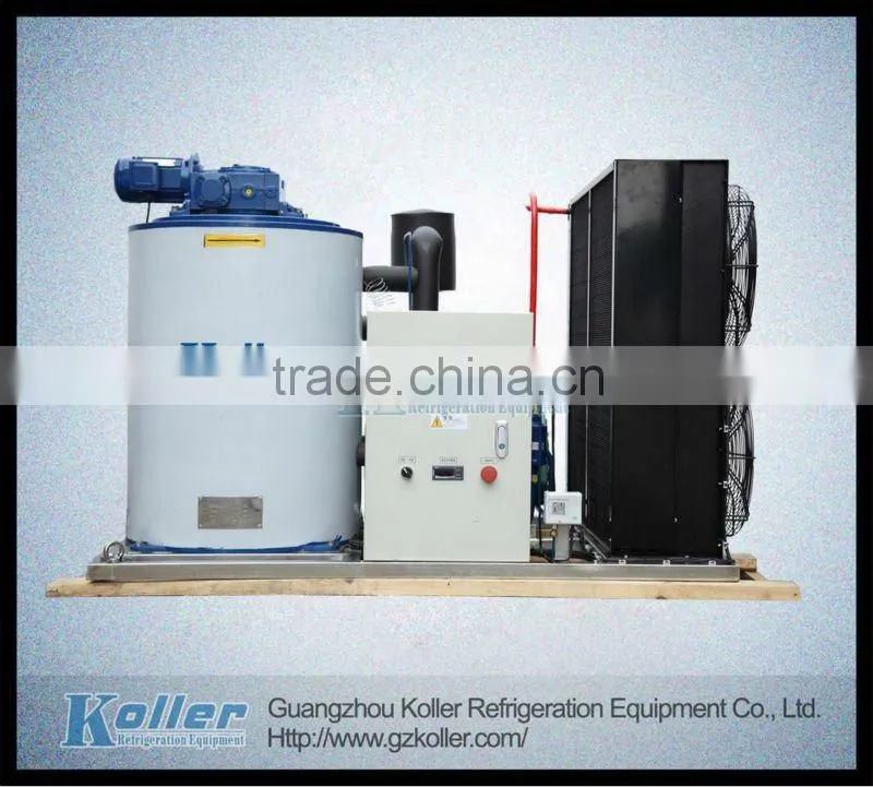 1ton Pure Flake Ice Making Machine for Fishery/Seafood