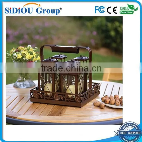 rechargeable led solar candle lantern lamp