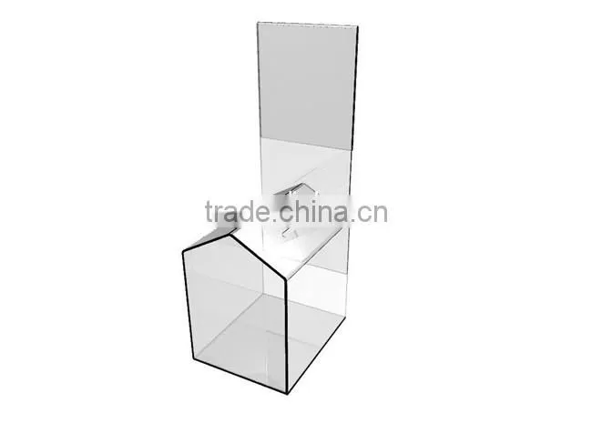 wholesale acrylic large donation containers