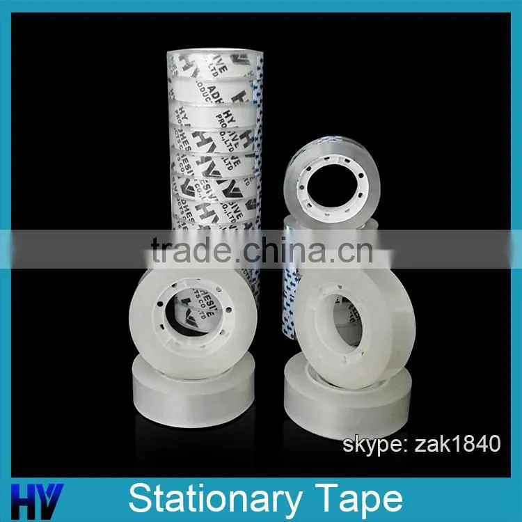 12mm width Transparent High Quality Bopp Office Stationary Tape