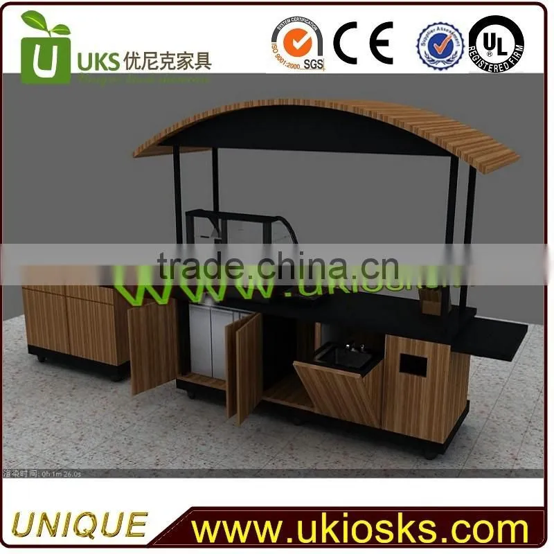 Moibile ourdoor food cart / coffee cart design for sale
