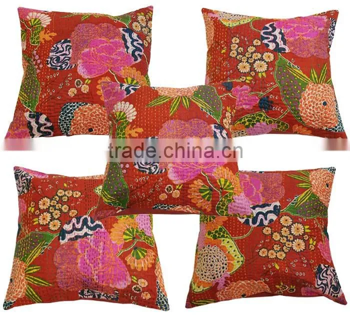 Bohemian Cushion Cover Hand Embroidery Design