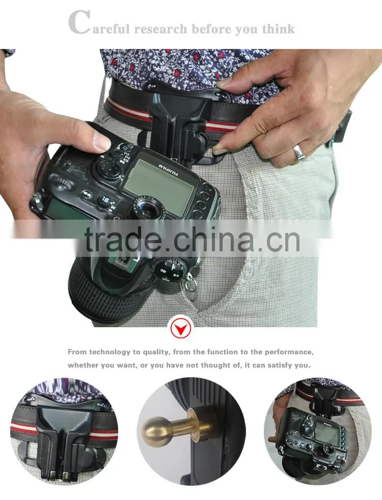 High quality camera hard plastic waist belt buckle for camera straps