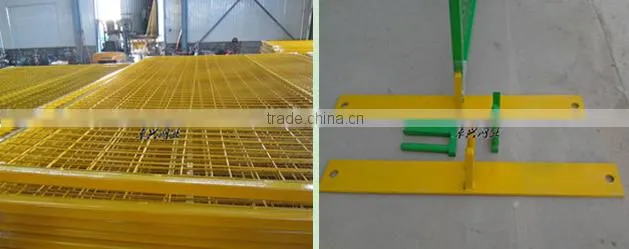 8ft x 12ft temporary fence,rubber coated canada temporary fencing (direct factory selling)