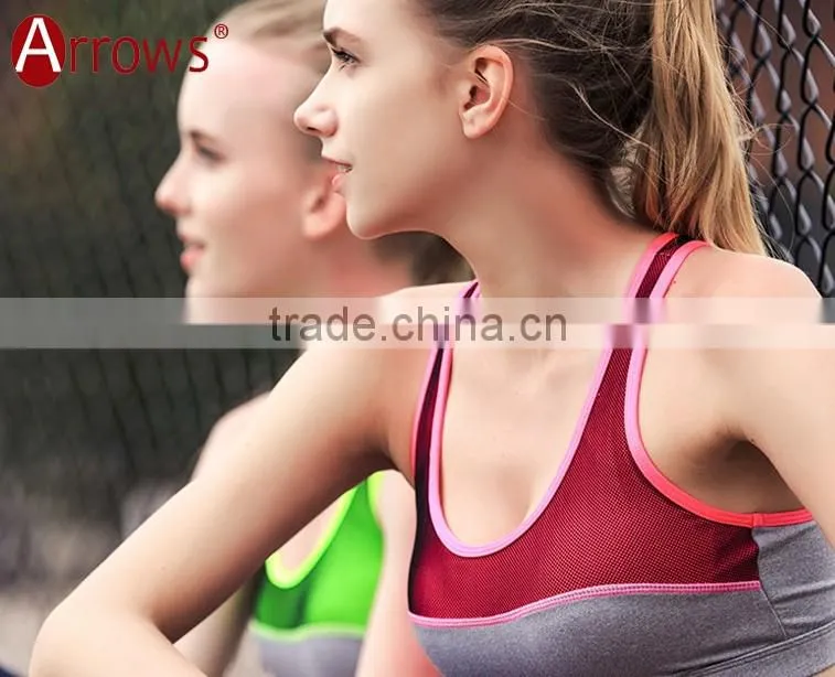 Super Quality Products Coloful Shockproof Seamless Sport Yoga Bra,Fitness Yoga Wear Breathable