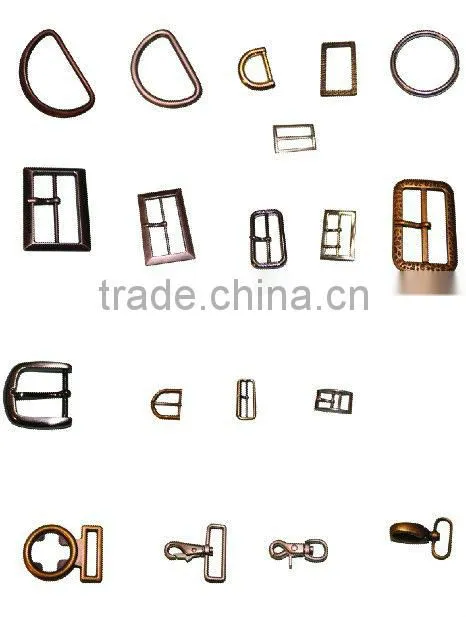 fashion types of metal seat belt buckles