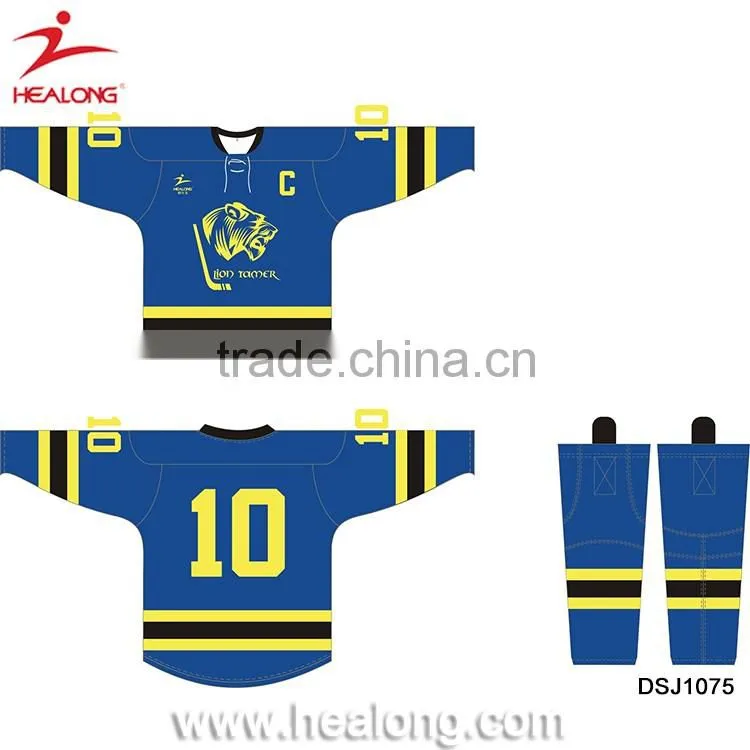 Custom Design Your Own Team Set Hockey Jersey Shirts Sports Wear