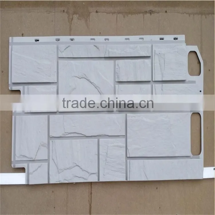 Random Rock Siding brick wall panel plastic wall panel