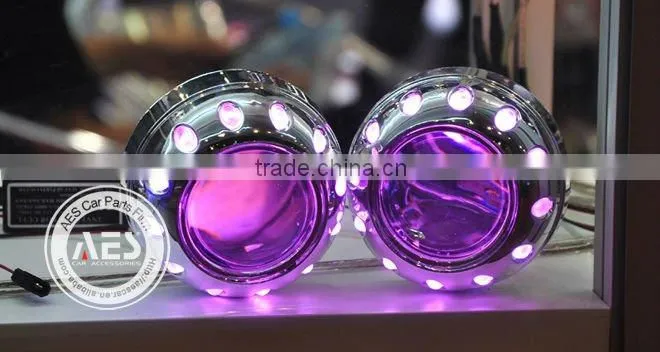 Brand new LED Mini projector lens bi-xenon 12v bulb,35w hid bulb