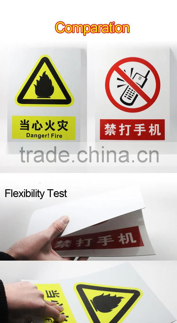 Custom no smoking sign warning PVC sign Aluminum sign