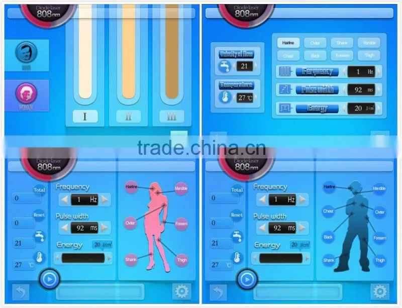 High Quality Medical Laser Hair Removal Machines Diode Semiconductor