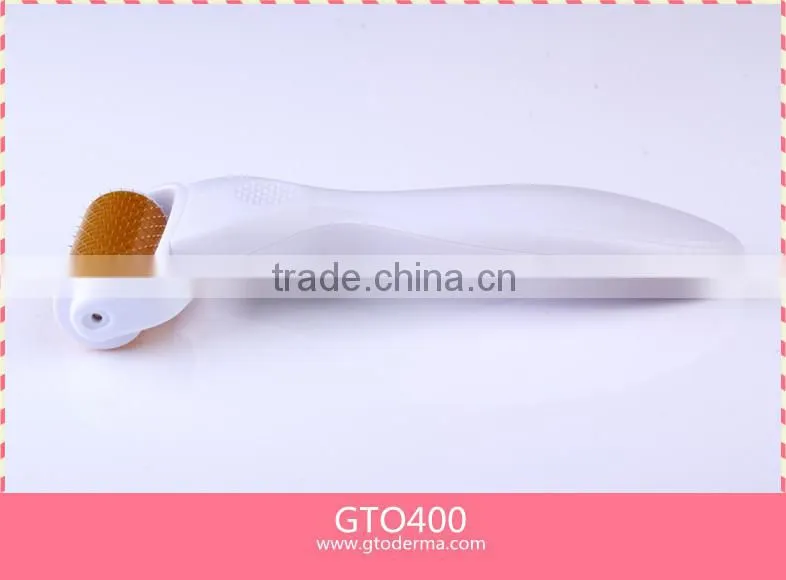 GTO400 Titanium needles body derma roller with replaceable roller heads