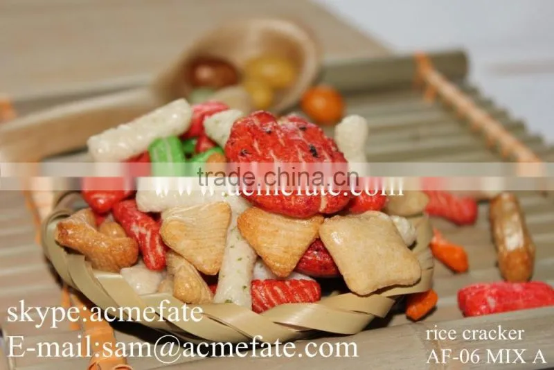 Hot Sale Coloorful and Tasty Mix Rice Crakers