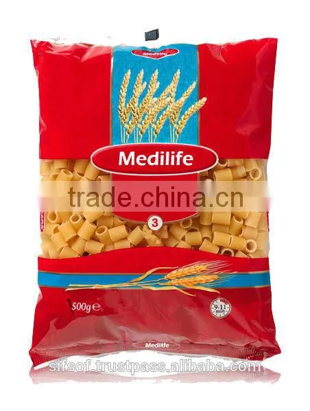 100% Durum Wheat semolina flour. Pasta Fell. High quality Past Nb 3, Macaroni. Bag:500g. Healthy Mediterranean Pasta