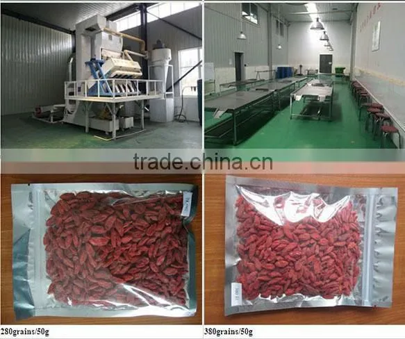 Ningxia goji berries, Dried goji berries