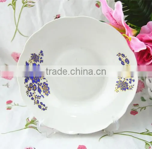 CERAMIC PLATE,stock porcelain plate 9,bulk ceramic plates