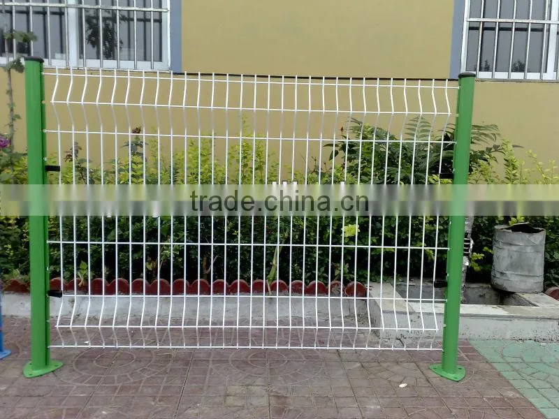 Peach post wire mesh fence/best quality/tie galvanized welded wire mesh fence/