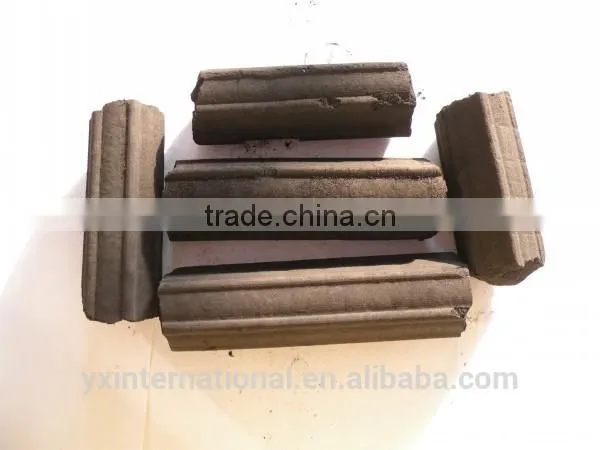 Type of 6 sides shisha hookah sawdust charcoal briquettes