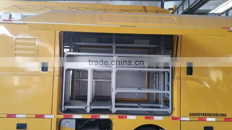 Aluminum profile for fire truck shelf use