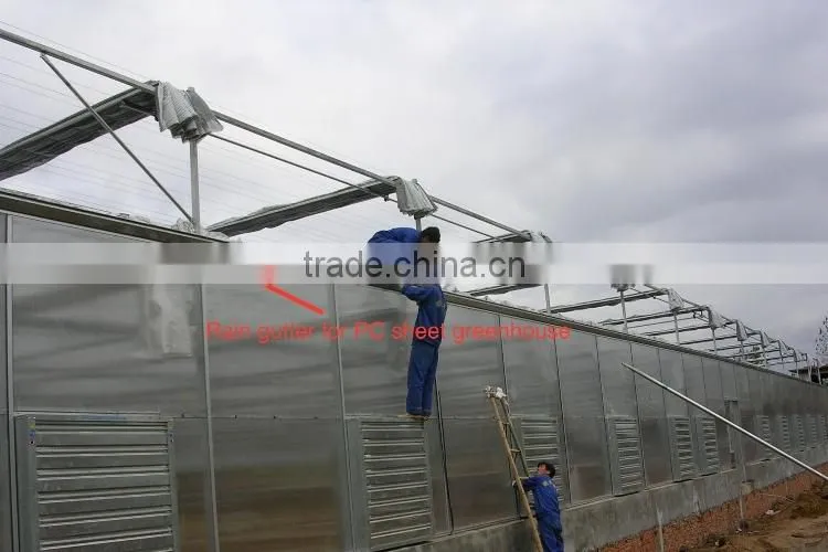 2015 hot sale galvanized steel rain gutter