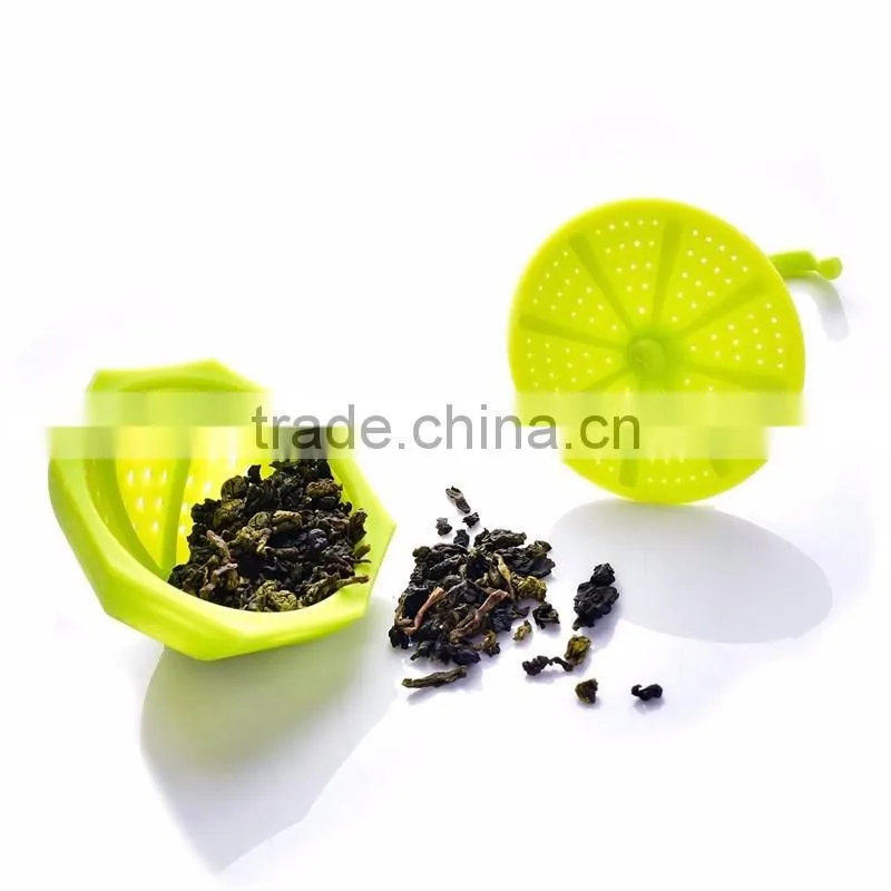 Reuseable Silicone Tea Bags strawberry orange Umbrella owl tea bags