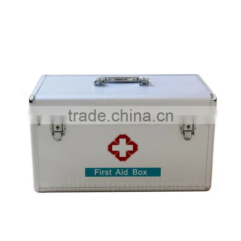 Household Medical Aluminum First Aid Kit