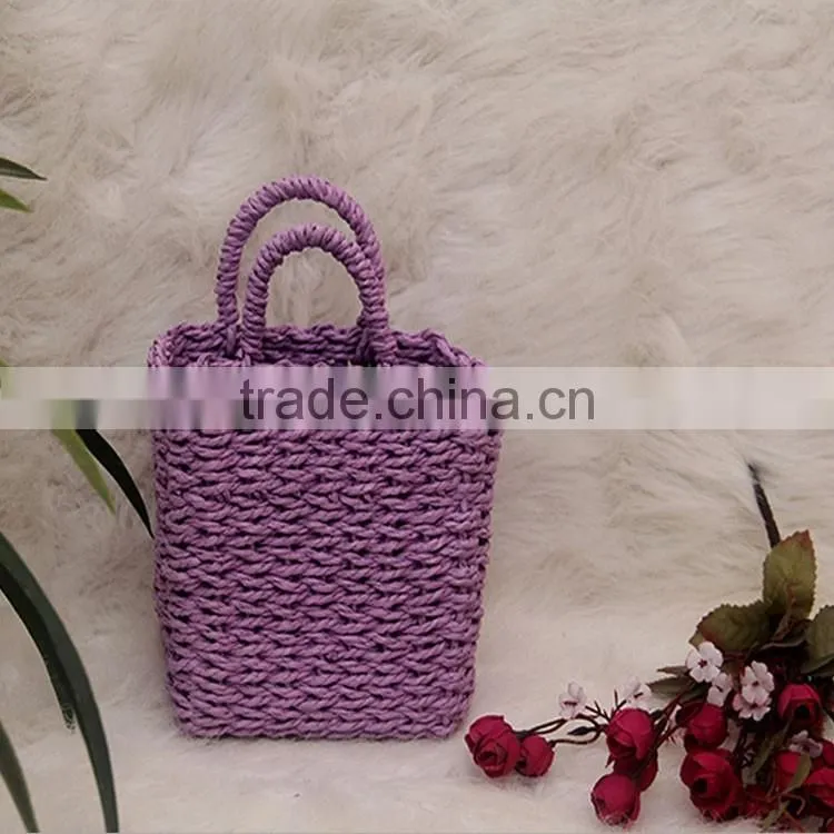 Newest & cheapest handcraft china wholesale mini decorative gift baskets