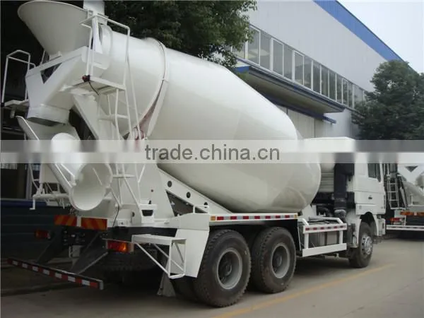 China SHACMAN F3000 6x4 concrete transport truck mixer with best price