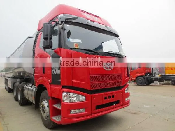 CLW 49000 Liters 3 Axle Oil truck Semitrailers with FAW 390HP Tractor