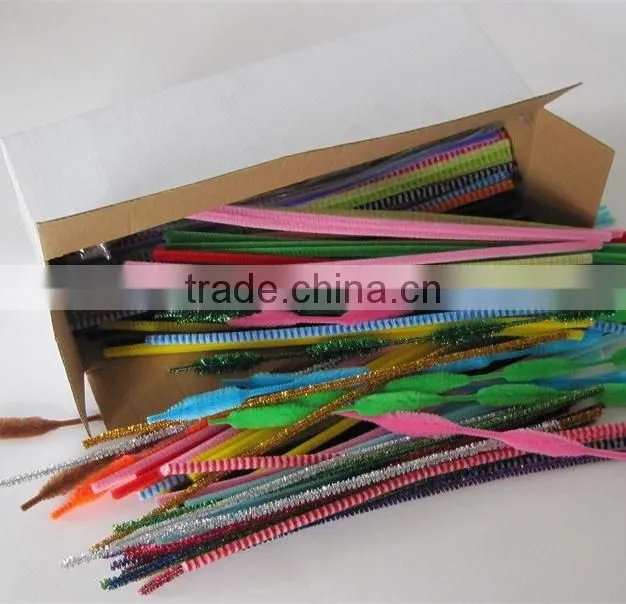 High quality chenille stems for holiday decorations