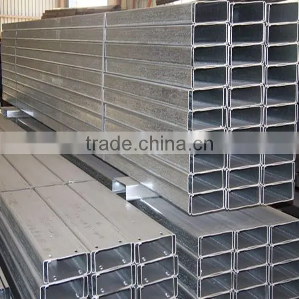 Cold Formed Steel Sections U Channel Steel Sizes Were Used In Contruction