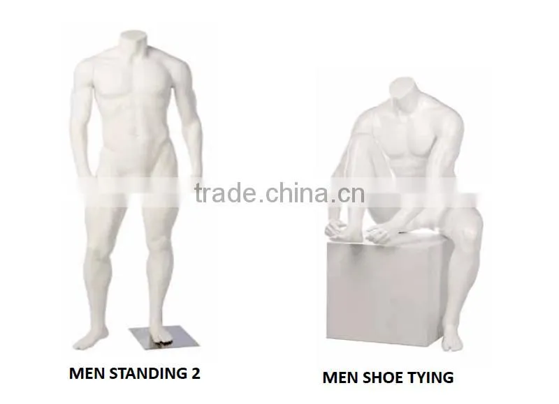 standing muscle running male mannequin display