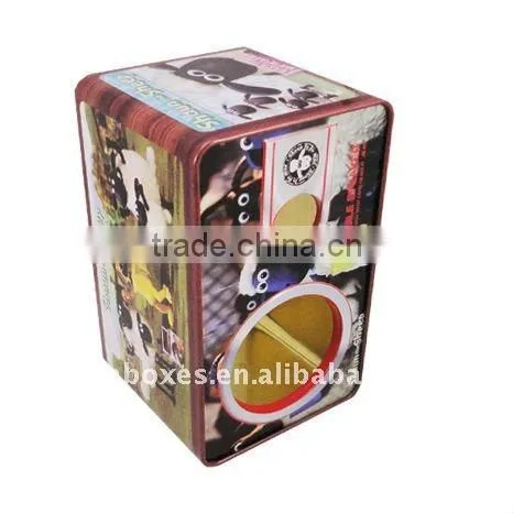 Rectangular packing loudspeaker tin box