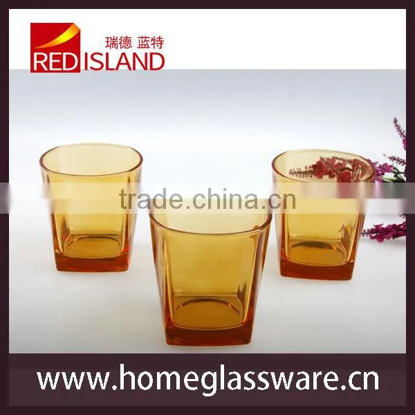 spray color whisky mini glass cup square cup