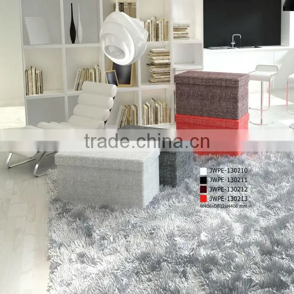Cheapest Red Folding Storage Ottoman