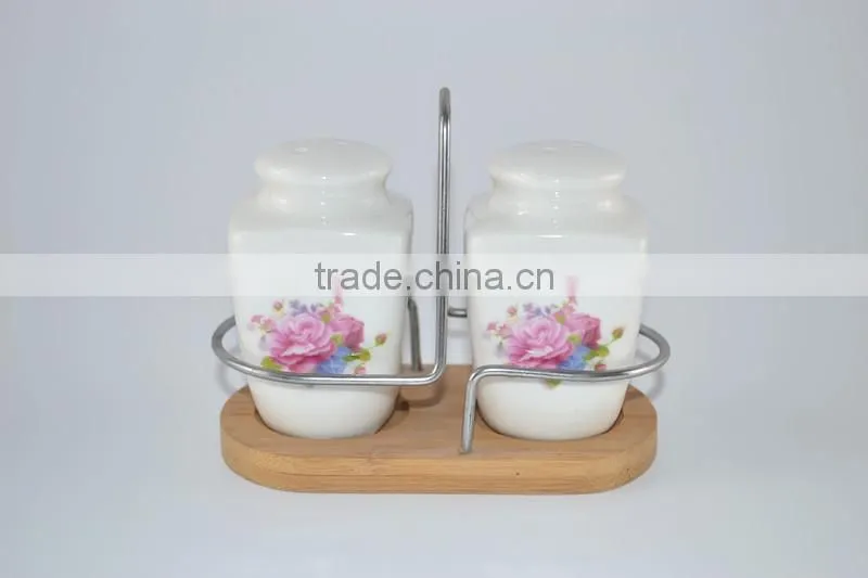 hot sale high quality 2015 new style ceramic kitchen canisters/ceramic kitchen canister sets/2pcs ceramic canister sets